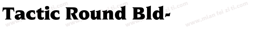 Tactic Round Bld字体转换
